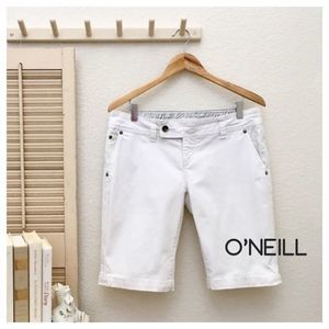 COPY - O’Neill White Cotton Walking Shorts, Bermuda Style, 9 Juniors